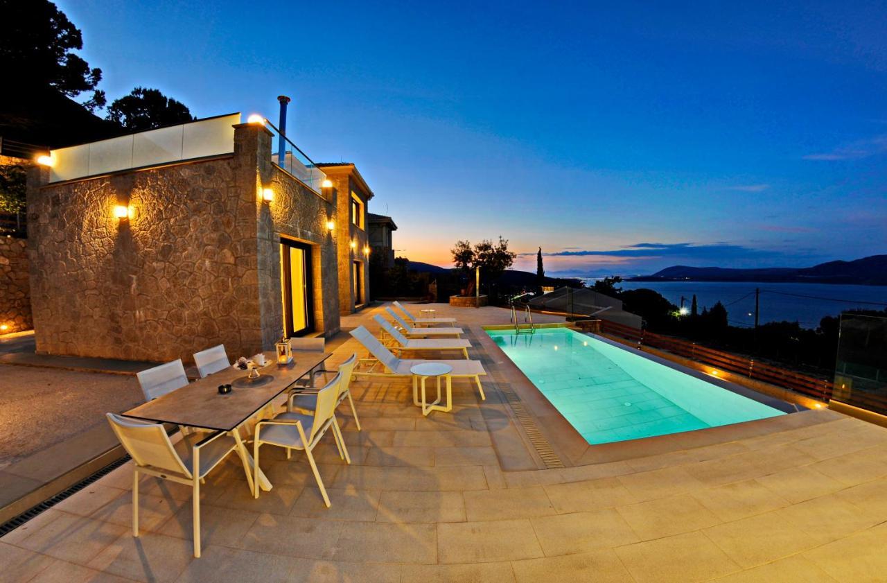 Ionian Stone Luxury Villa Никиана Екстериор снимка