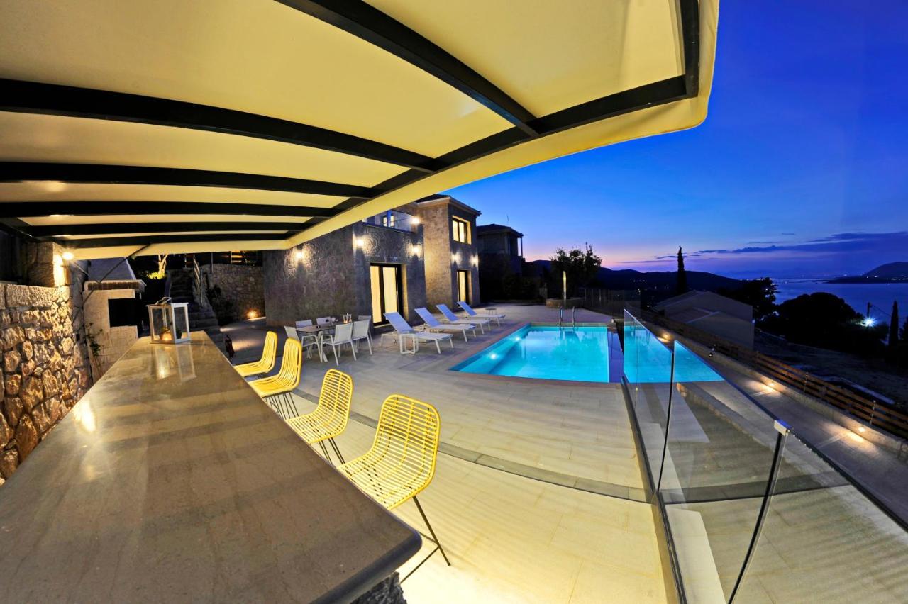 Ionian Stone Luxury Villa Никиана Екстериор снимка