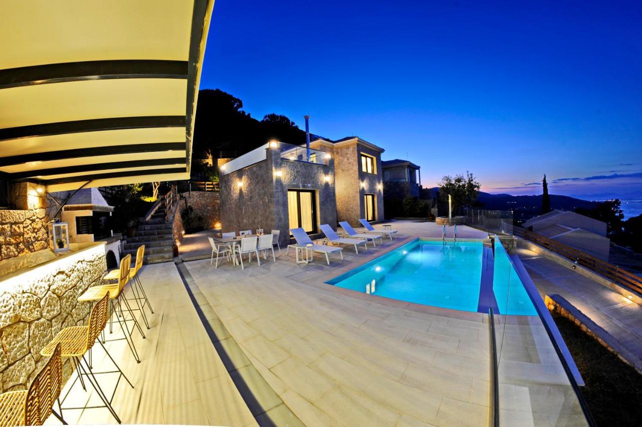 Ionian Stone Luxury Villa Никиана Екстериор снимка