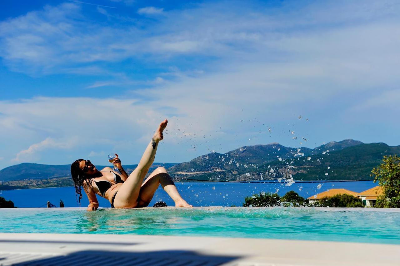 Ionian Stone Luxury Villa Никиана Екстериор снимка