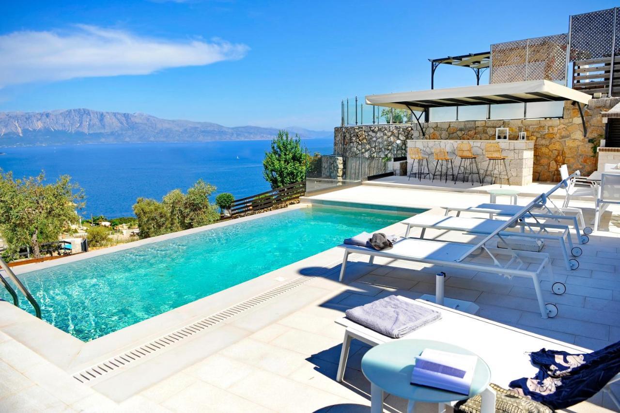 Ionian Stone Luxury Villa Никиана Екстериор снимка